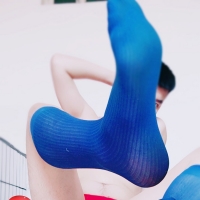 骚蓝配骚红