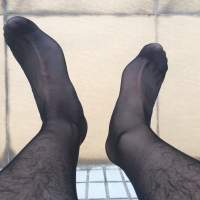 天台上的黑丝