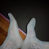 白丝袜黑鞋