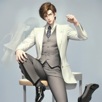 AI生成的一些透明衣服帅哥