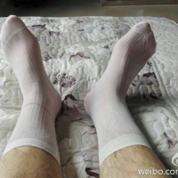 白色锦纶腿毛诱惑