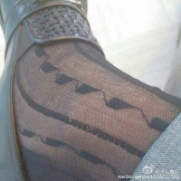 帅气皮鞋锦纶丝